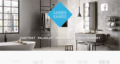 Desktop Screenshot of lahdenkaakeli.fi